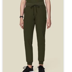 WOMENS GREEN MANDALA SCRUB JOGGER BOTTOM SIZE MEDIUM💚💚💚